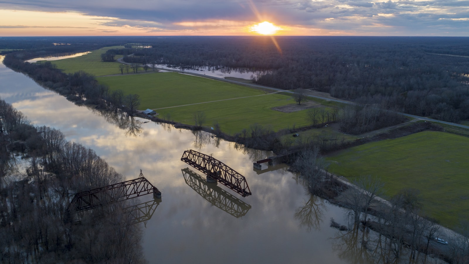 Scenic view of Mississippi